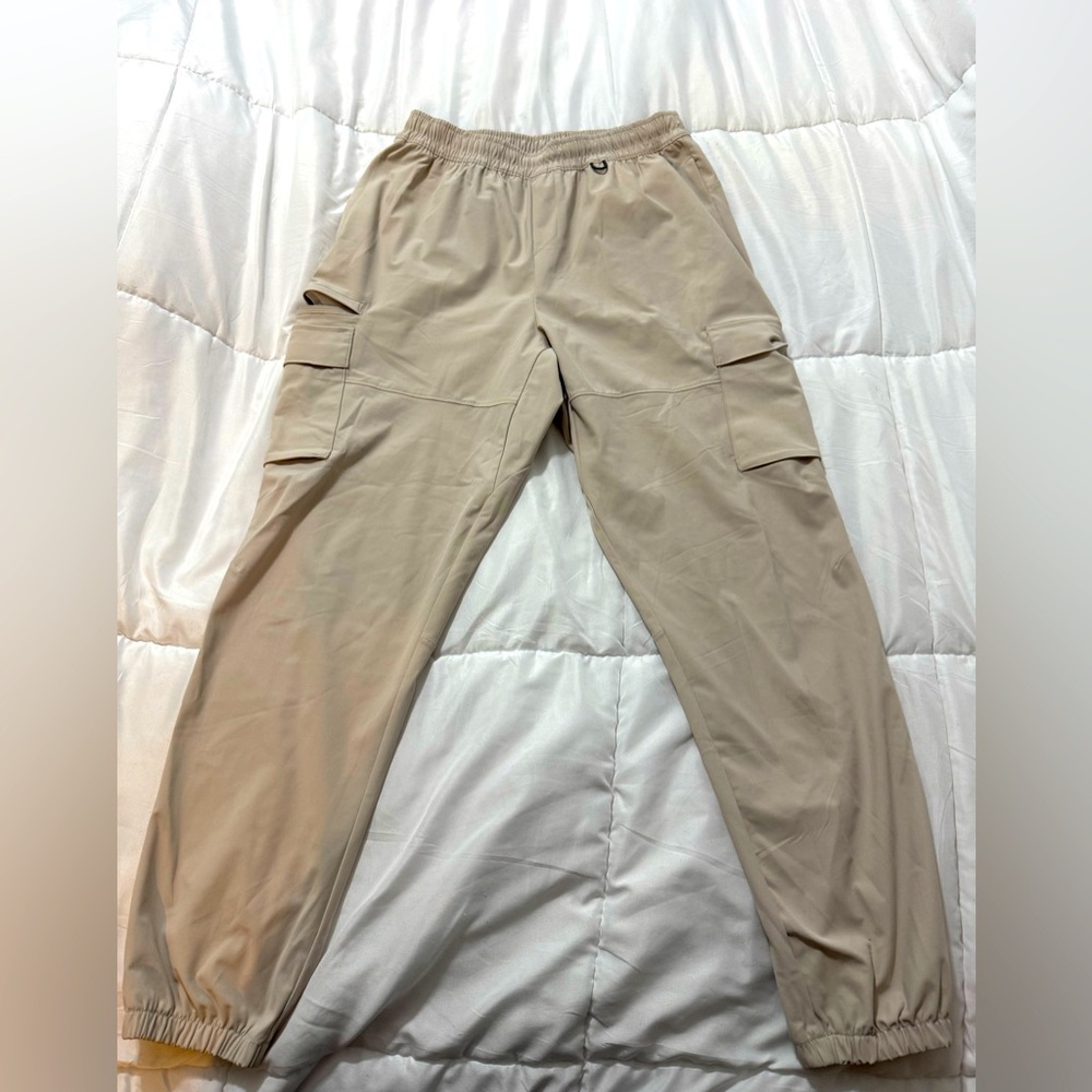 All in Motion Khaki Cargo Jogger Pants